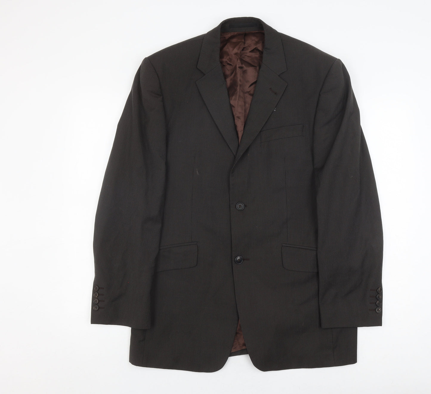 Mens UK Size 40 Jasper Conran Regular Black Suit Jacket
