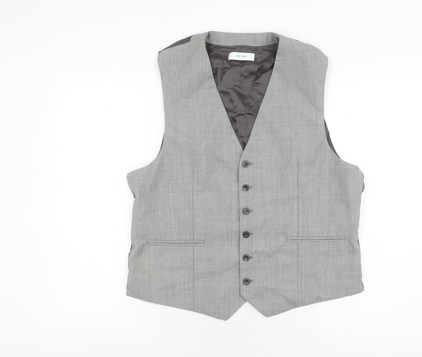Mens UK Size 44 Reiss  Grey Suit Waistcoat