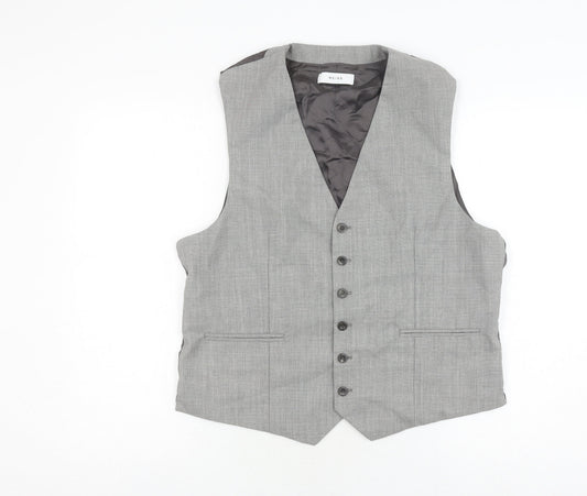 Mens UK Size 44 Reiss  Grey Suit Waistcoat