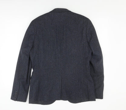 Mens UK Size 40 Topman Regular Grey Suit Jacket