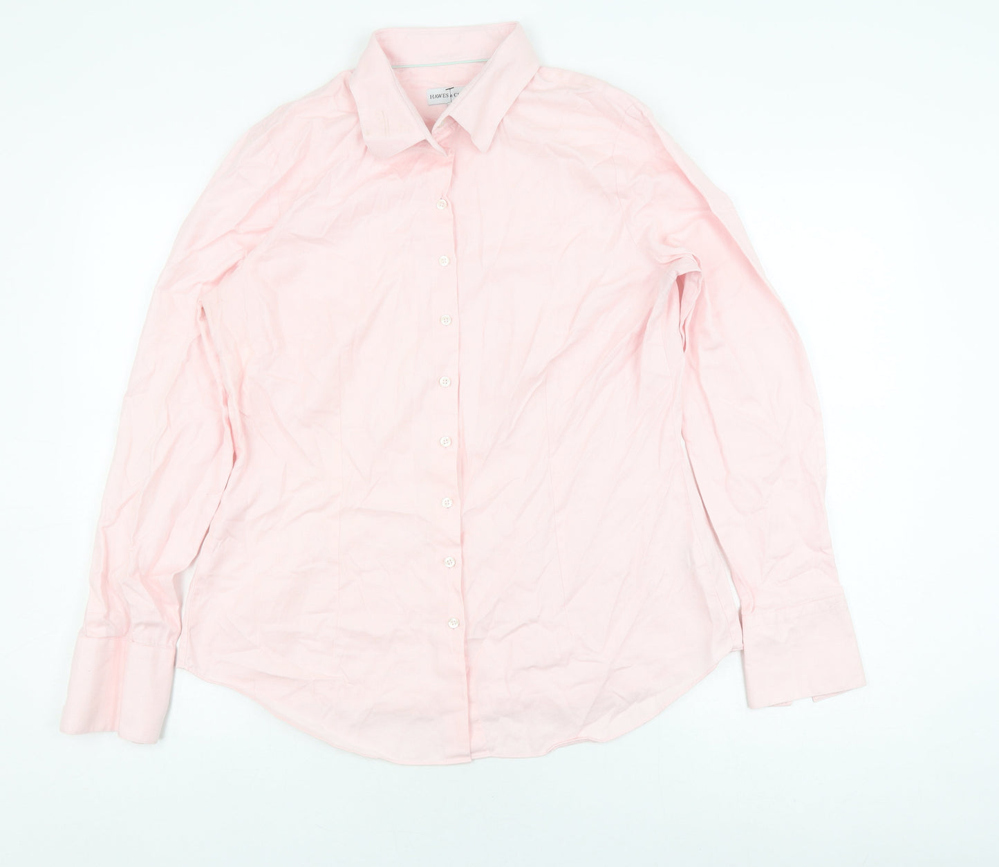 Hawes & Curtis Men's Pink Cotton Button-Up Shirt