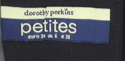 Dorothy Perkins Women's Black Blazer, Size 6, Petites