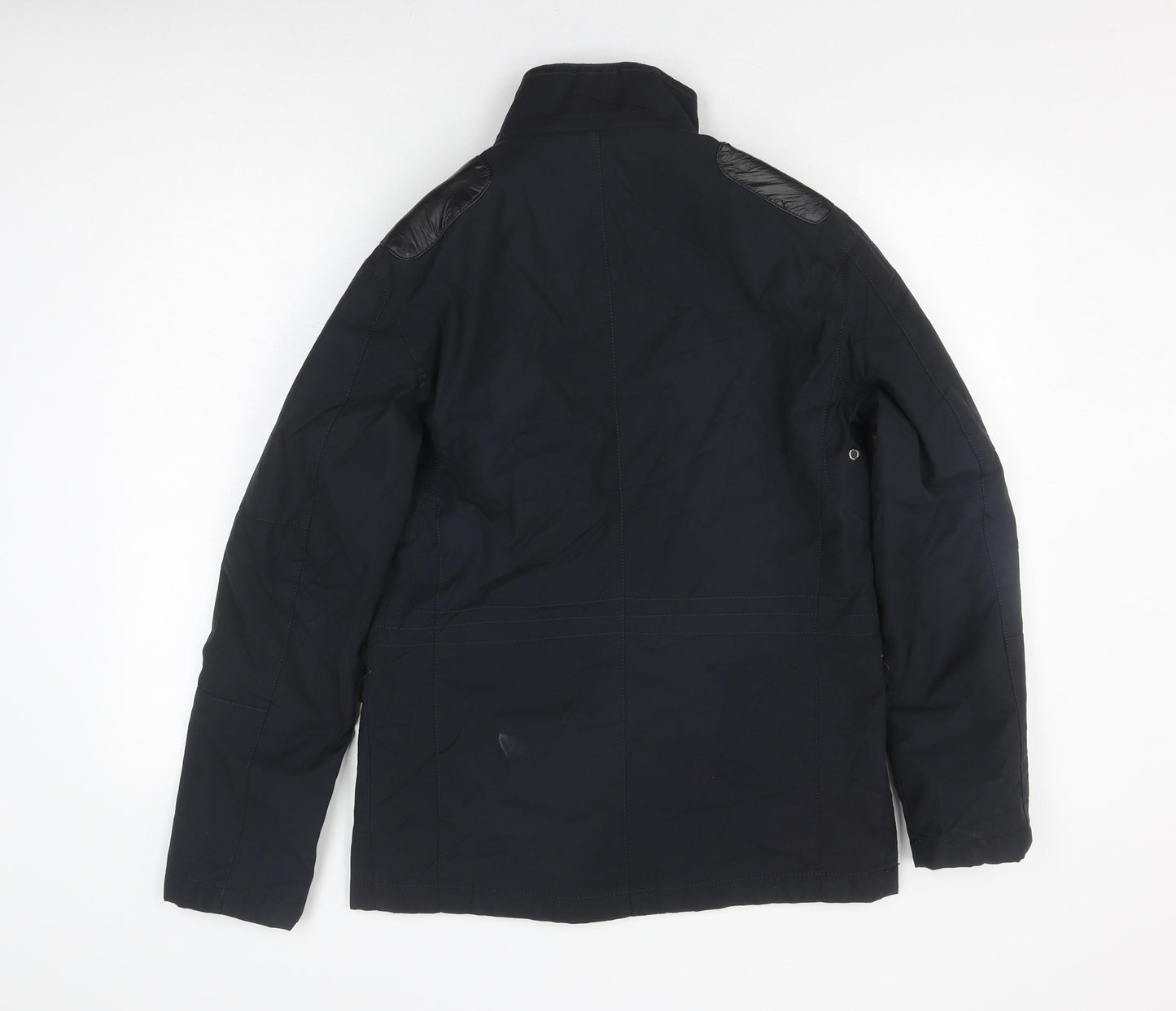 Zara Man Black Military Jacket, Size S, Men's Fashion