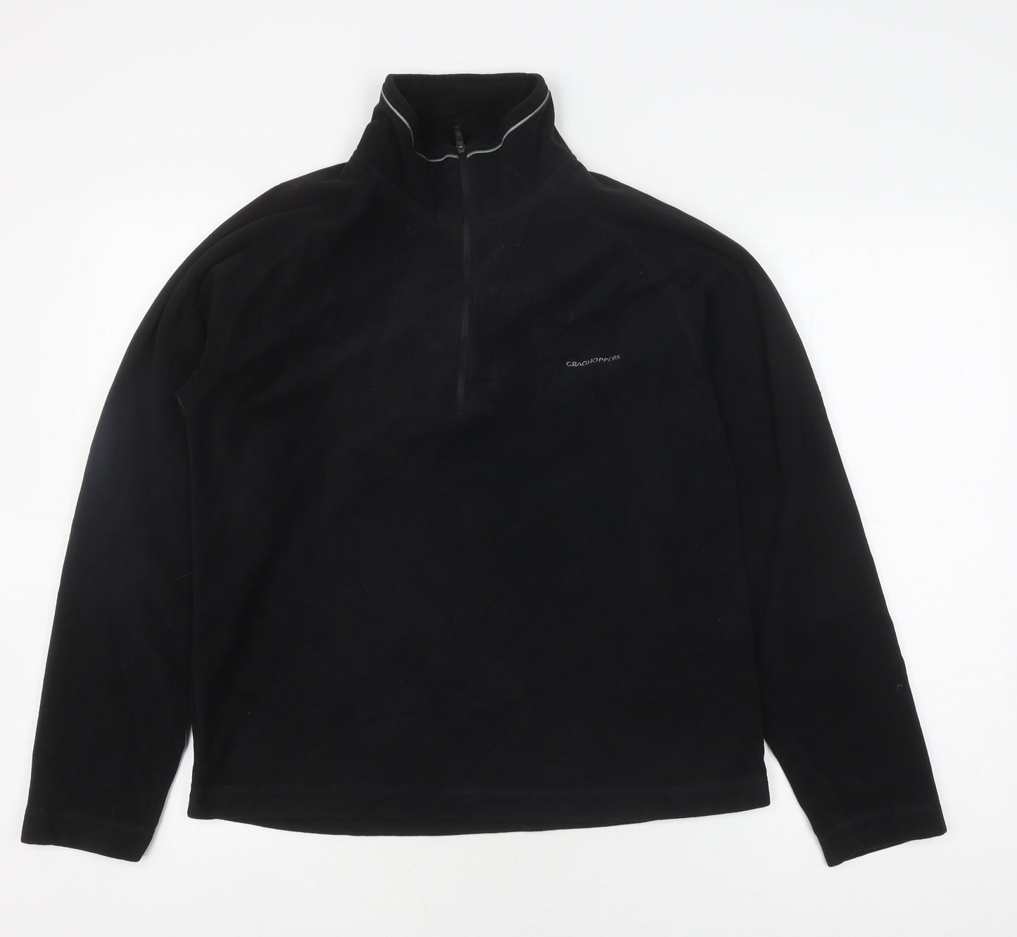 Mens UK Size S Craghoppers Black 1/2 Zip Sweatshirt