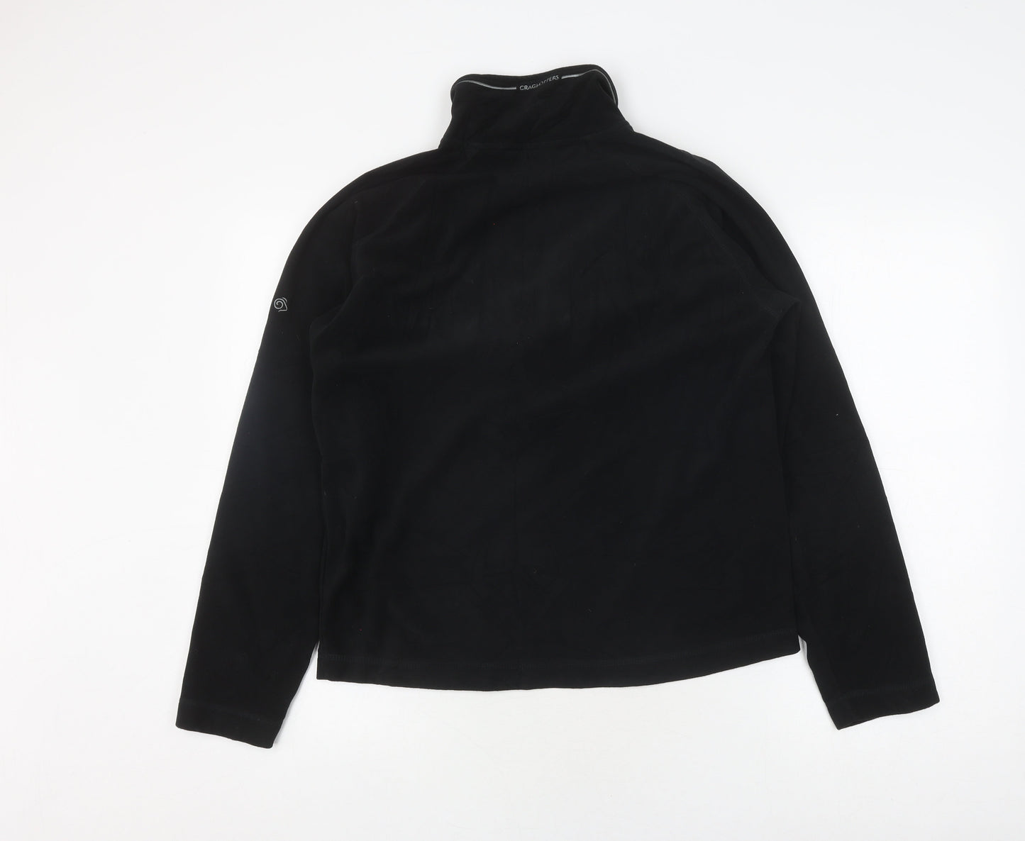 Mens UK Size S Craghoppers Black 1/2 Zip Sweatshirt