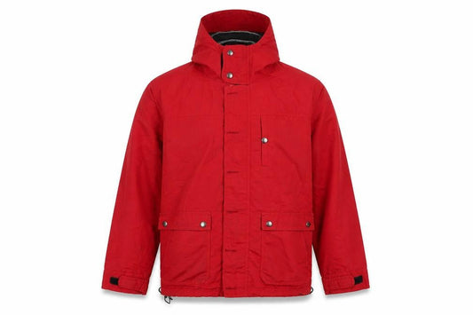 Mens UK Size L Climb Red Parka Coat
