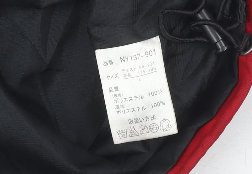 Mens UK Size L Climb Red Parka Coat