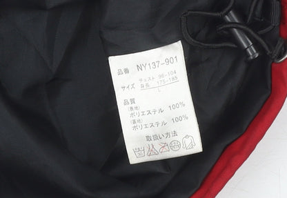 Mens UK Size L Climb Red Parka Coat
