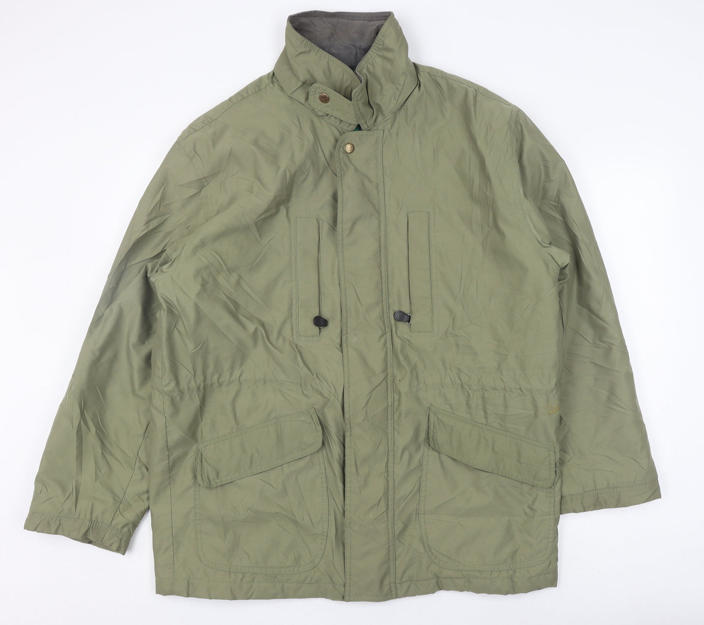Mens UK Size L Savatini Green Parka Coat