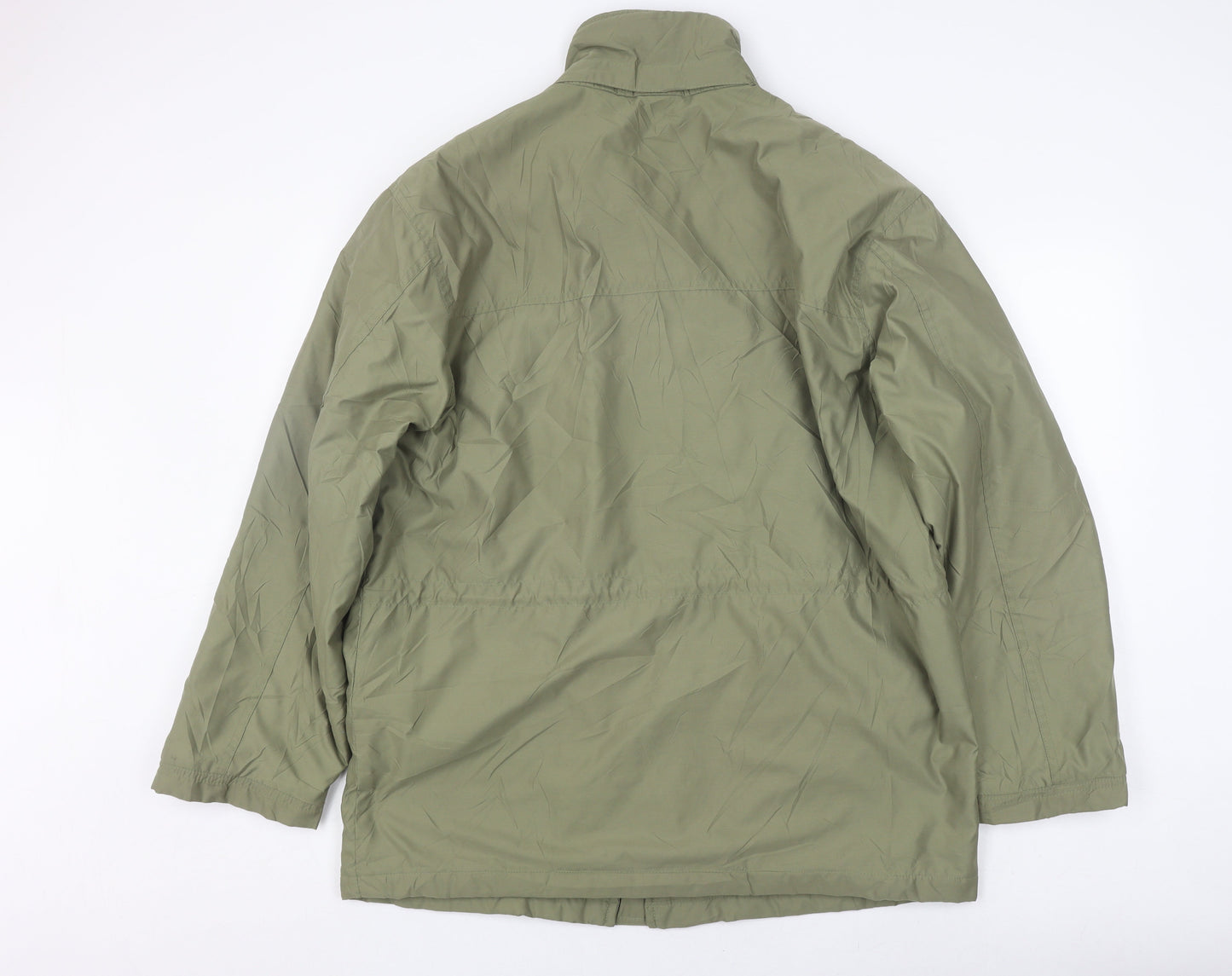Mens UK Size L Savatini Green Parka Coat