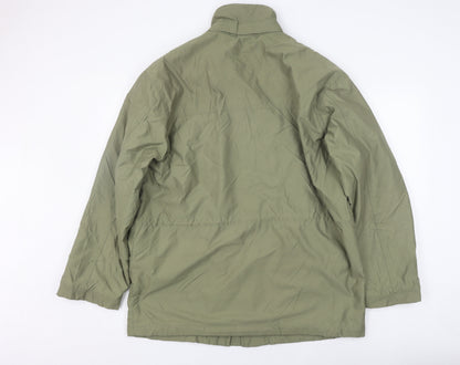 Mens UK Size L Savatini Green Parka Coat