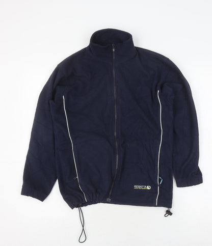 Regatta Boys Blue Fleece Full Zip Hoodie - Size 11-12 Years
