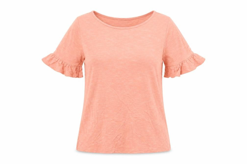 Womens UK Size M LOFT Orange Basic T-Shirt