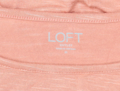 LOFT Women's Orange M Basic T-Shirt
