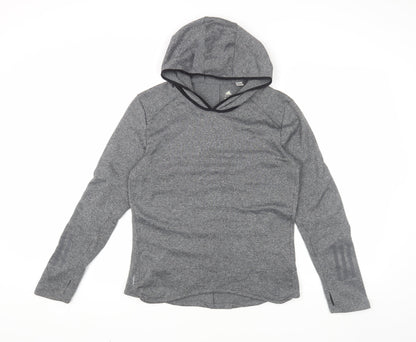 Adidas Women's Grey Small Pullover Hoodie