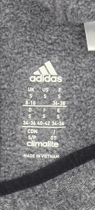 Adidas Women's Grey Small Pullover Hoodie