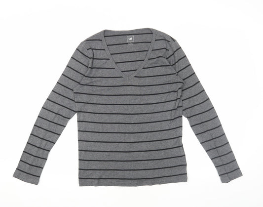 Womens UK Size L Gap Grey  T-Shirt