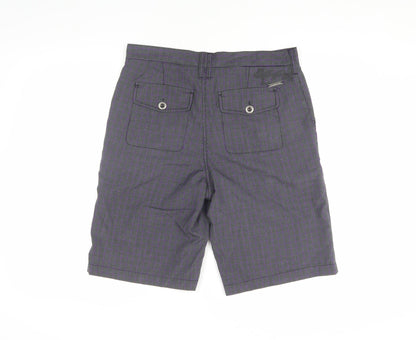 Billabong Men's Purple Chino Shorts Size M with Pockets