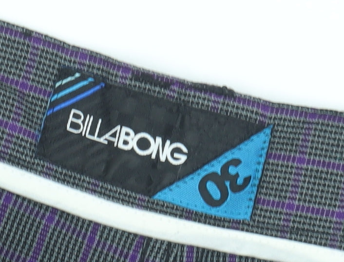 Billabong Men's Purple Chino Shorts Size M with Pockets