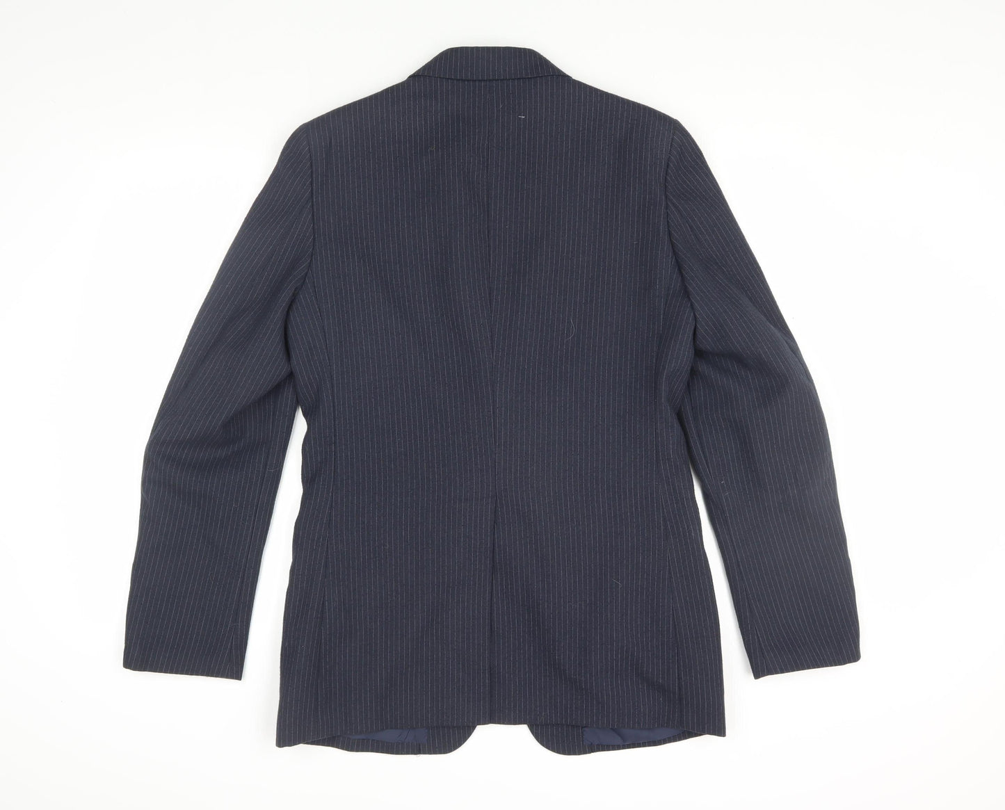 Foster Menswear Navy Pinstripe Blazer Size 38R