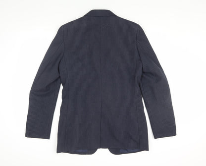 Foster Menswear Navy Pinstripe Blazer Size 38R
