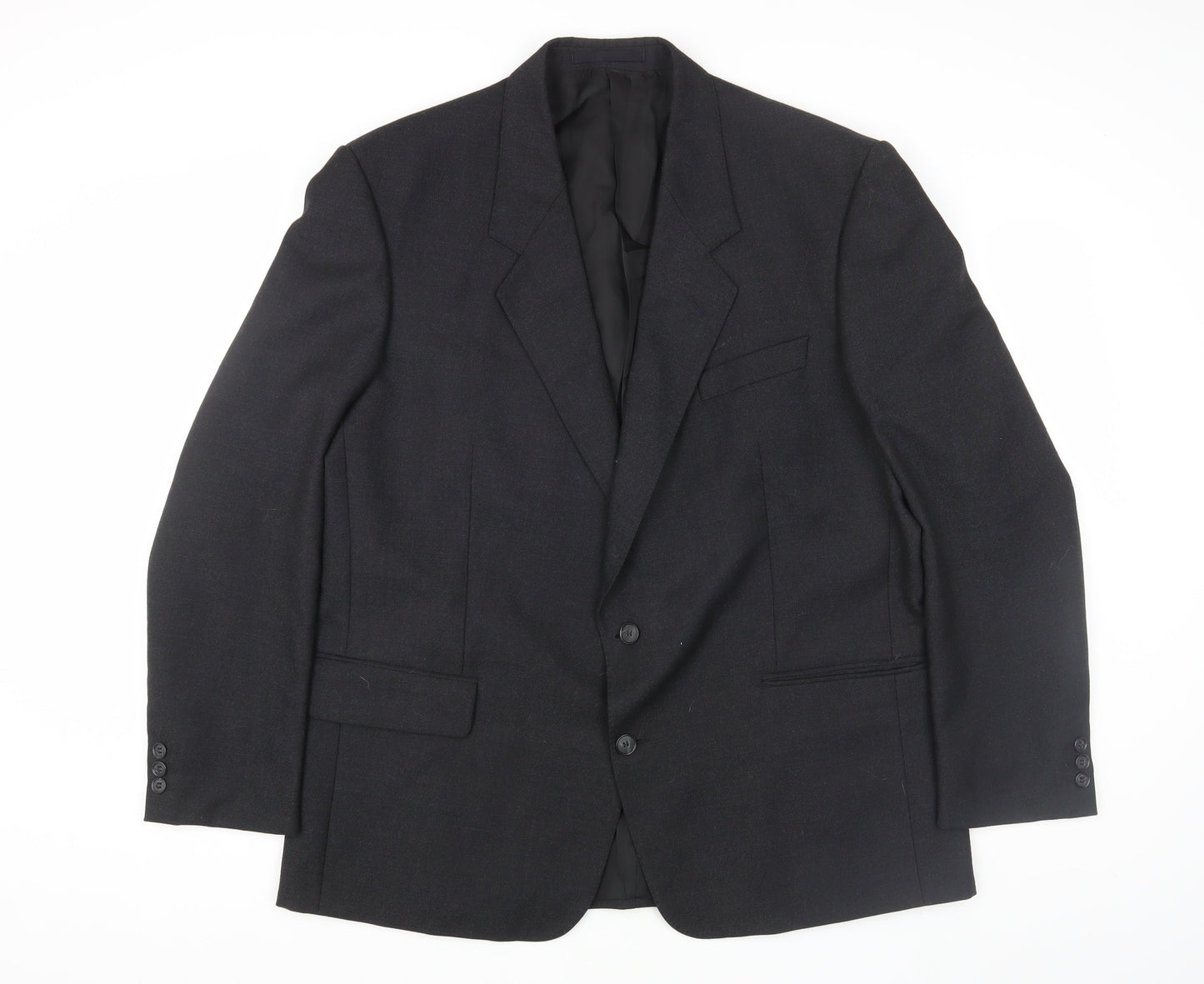 Diplomat Men's Black Blazer, Business Formal 46R
