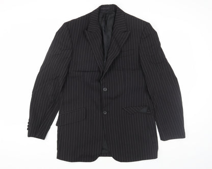 Mens UK Size 38 Tom English Regular Black Suit Jacket