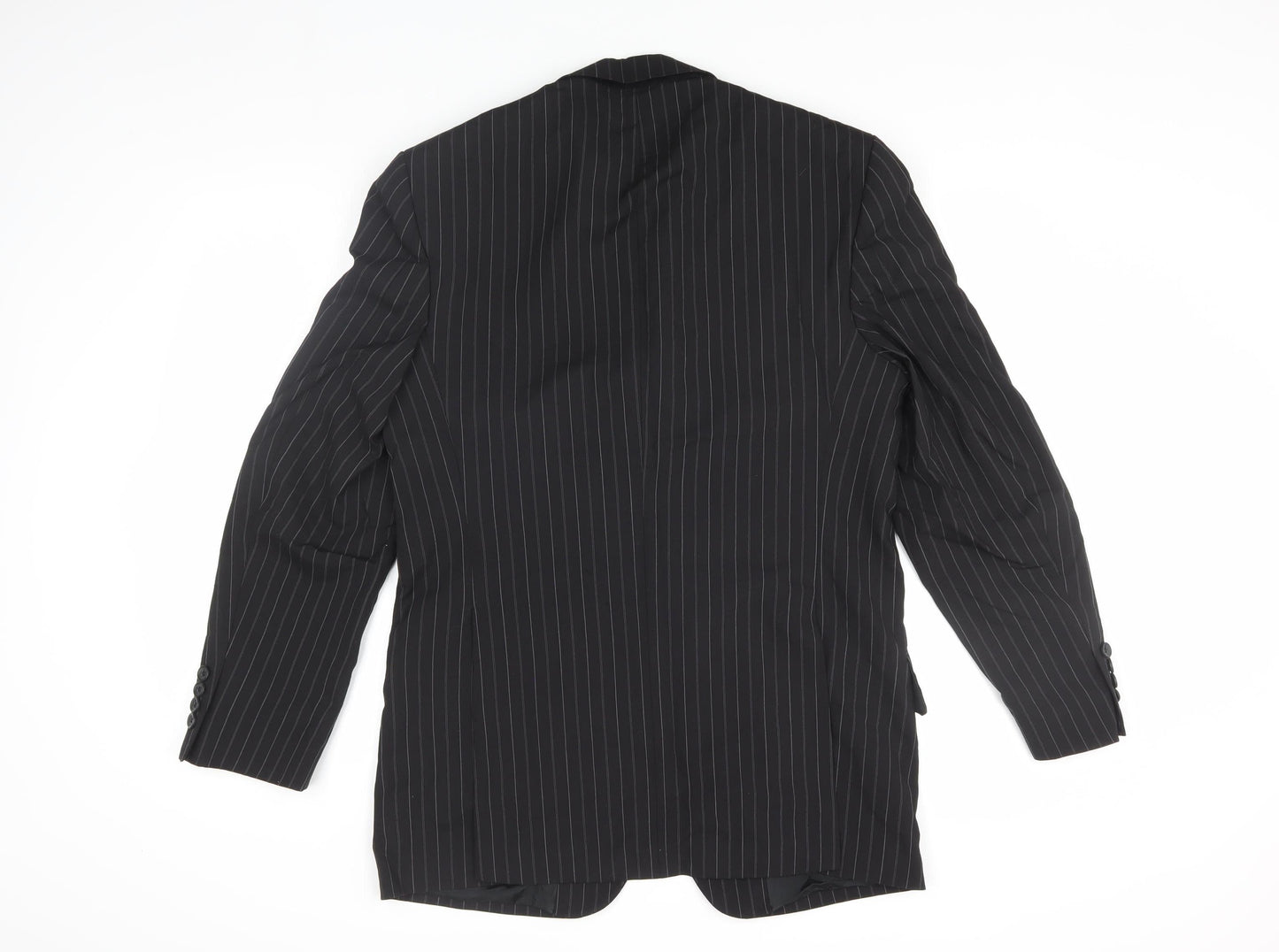Mens UK Size 38 Tom English Regular Black Suit Jacket