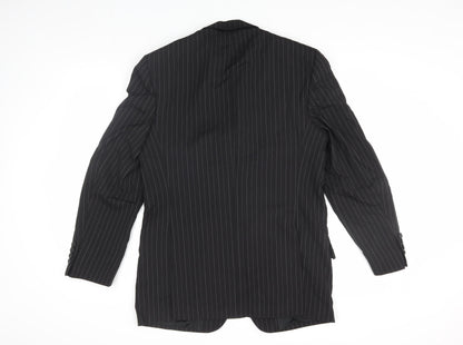 Mens UK Size 38 Tom English Regular Black Suit Jacket