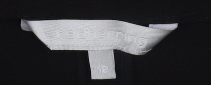 Red Herring Women's Black Flared Trousers Size 12