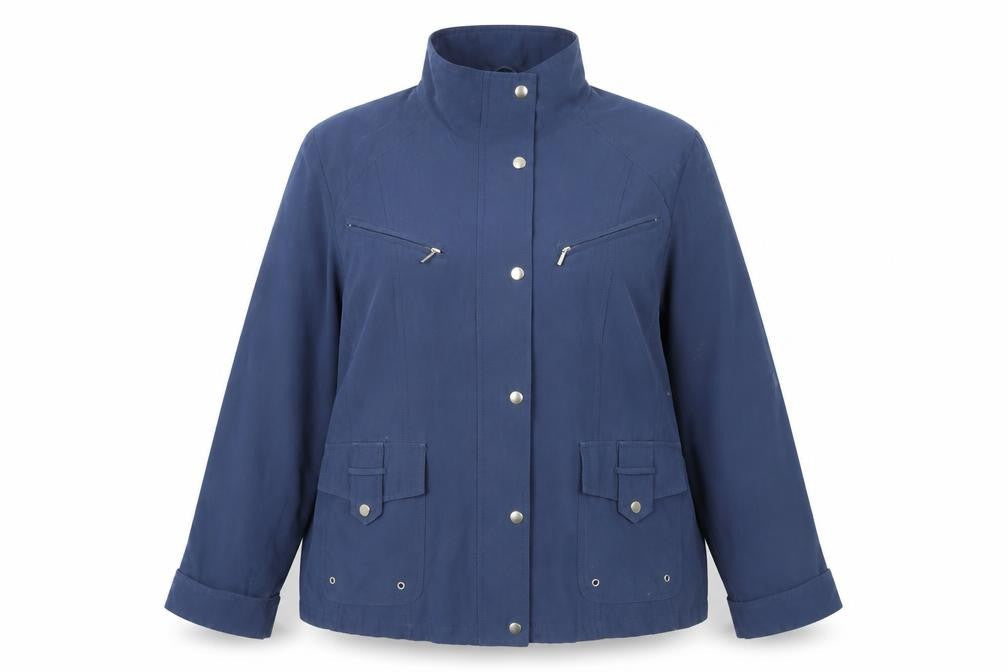 Womens UK Size 22 Finesse Blue Basic Jacket