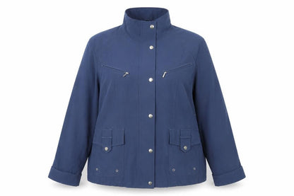 Womens UK Size 22 Finesse Blue Basic Jacket