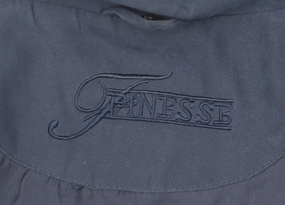 Womens UK Size 22 Finesse Blue Basic Jacket