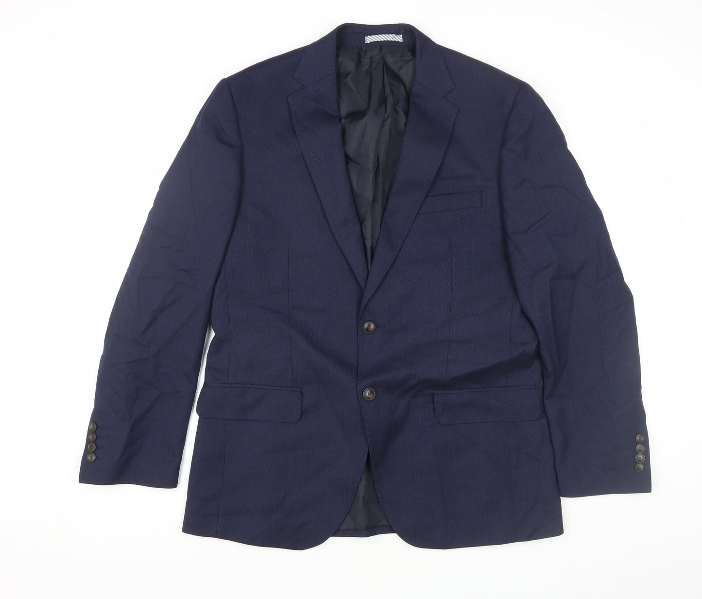 Mens UK Size 42 Marks and Spencer Regular Blue Suit Jacket