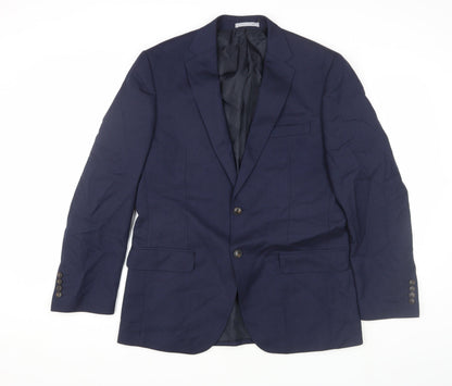 Mens UK Size 42 Marks and Spencer Regular Blue Suit Jacket