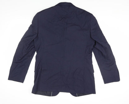 Mens UK Size 42 Marks and Spencer Regular Blue Suit Jacket