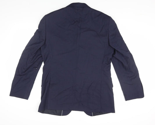 Mens UK Size 42 Marks and Spencer Regular Blue Suit Jacket