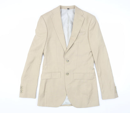 Mens UK Size 34 Marks and Spencer Regular Beige Suit Jacket