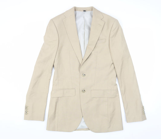 Mens UK Size 34 Marks and Spencer Regular Beige Suit Jacket