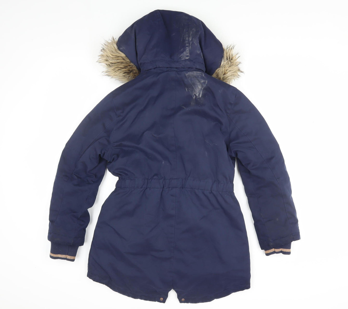 John Lewis Girls Blue Parka Coat 10 Years