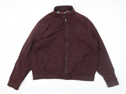 Mens UK Size 2XL NEXT Brown Bomber Jacket