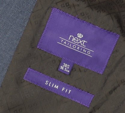 Mens UK Size 38 NEXT Regular Blue Suit Jacket