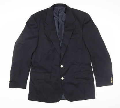 Mens UK Size 40 BHS Regular Black Suit Jacket