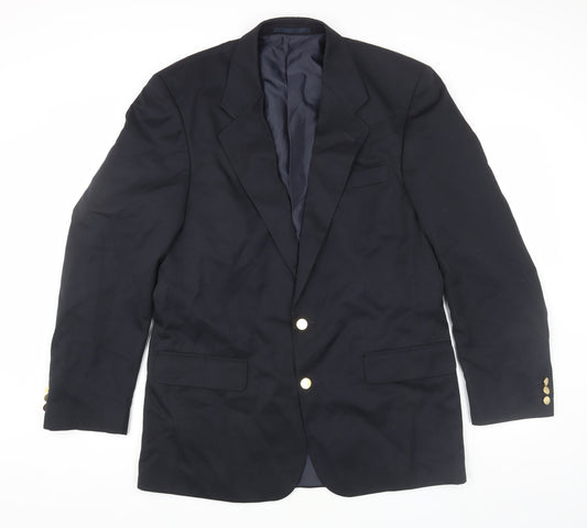 Mens UK Size 40 BHS Regular Black Suit Jacket