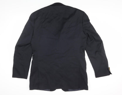 Mens UK Size 40 BHS Regular Black Suit Jacket