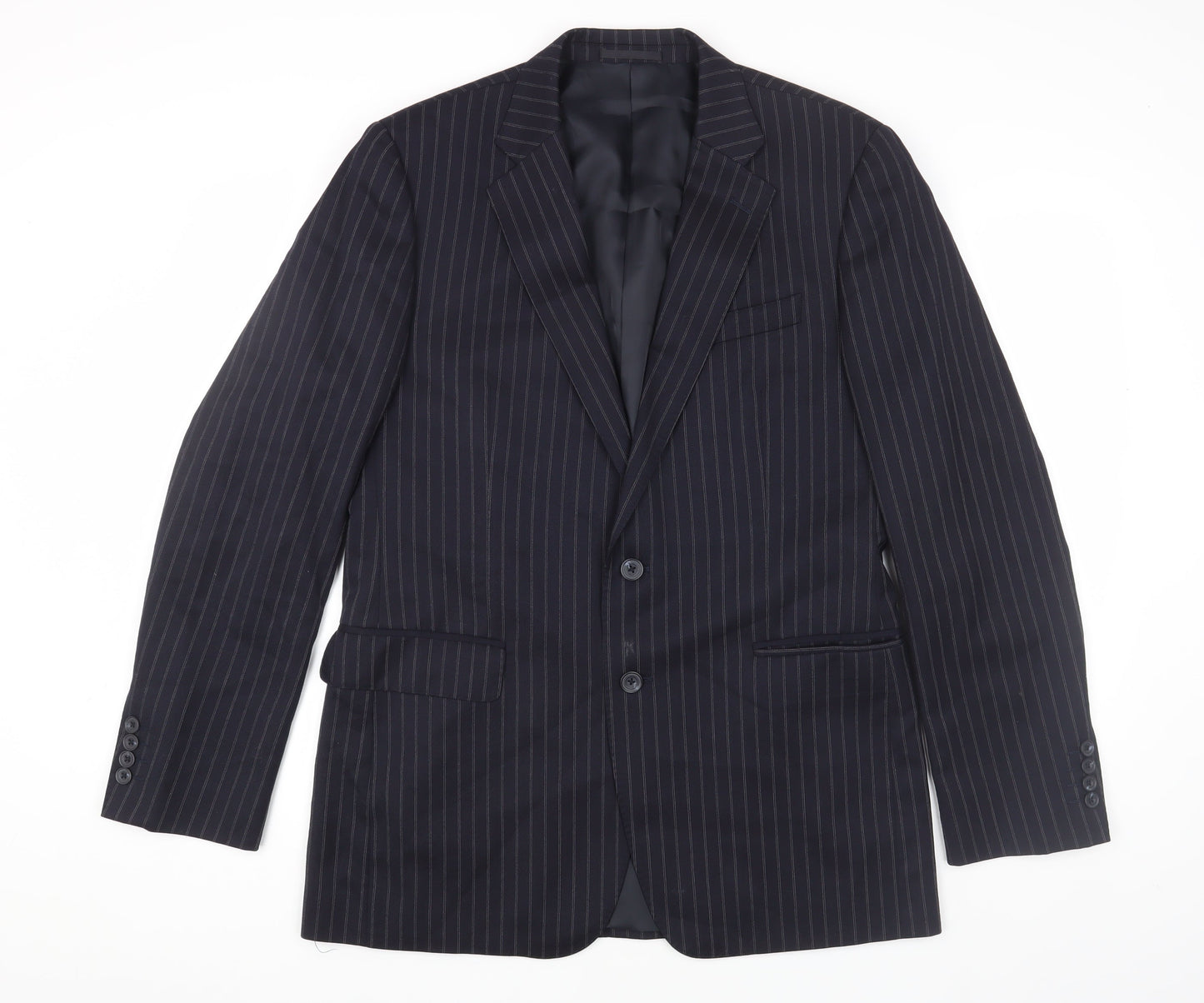 Mens UK Size 40 Jaeger Regular Black Suit Jacket