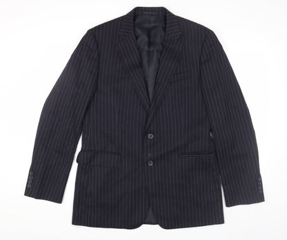 Mens UK Size 40 Jaeger Regular Black Suit Jacket