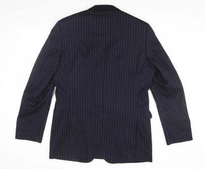 Mens UK Size 40 Jaeger Regular Black Suit Jacket