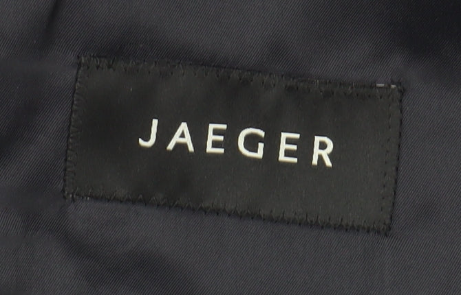 Mens UK Size 40 Jaeger Regular Black Suit Jacket