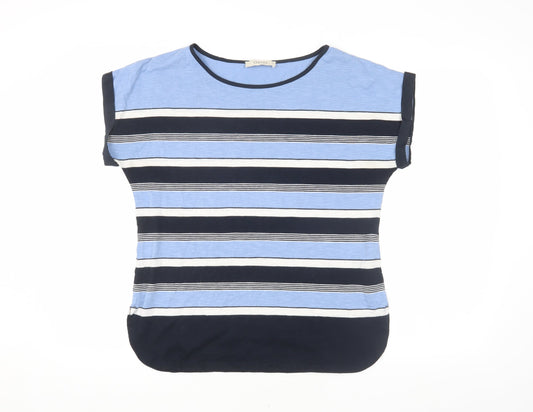 Womens UK Size M Oasis Blue Basic T-Shirt